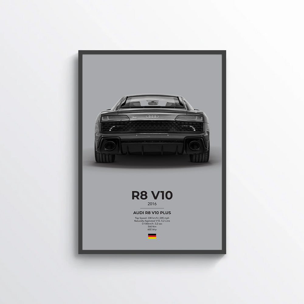 Audi R8 V10 Poster