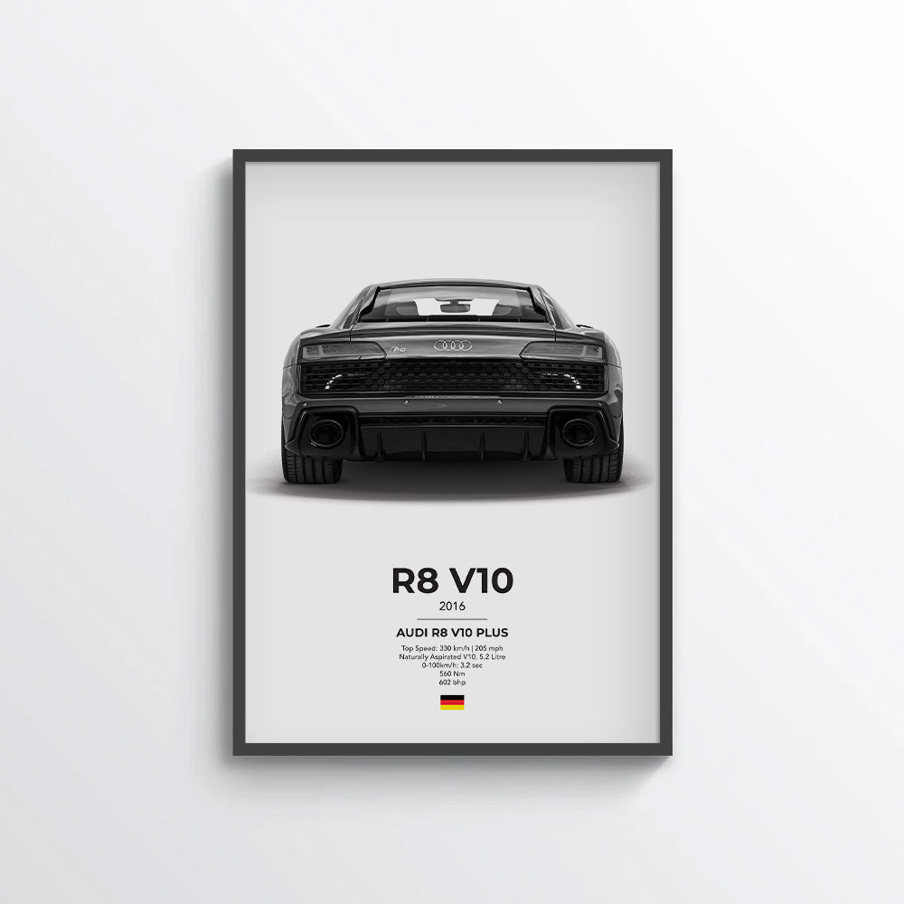 Audi R8 V10 Poster