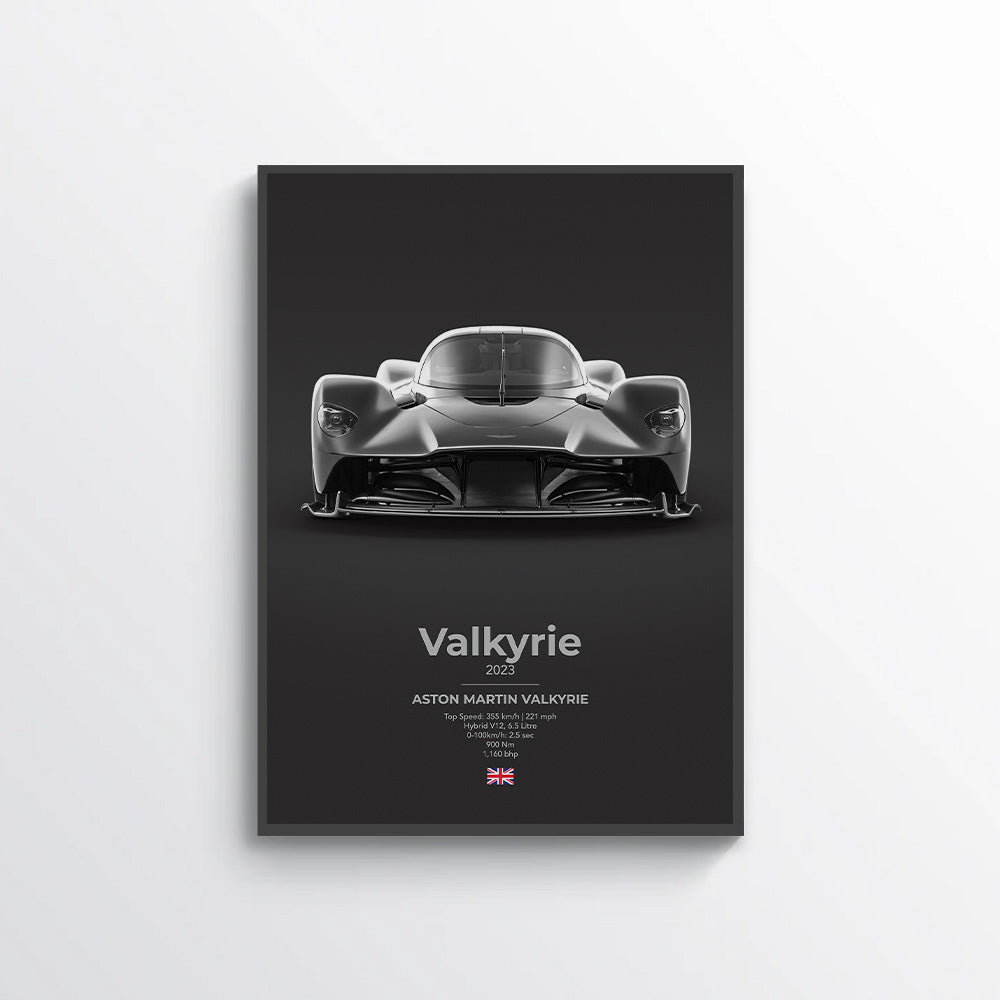 Aston Martin Valkyrie Poster