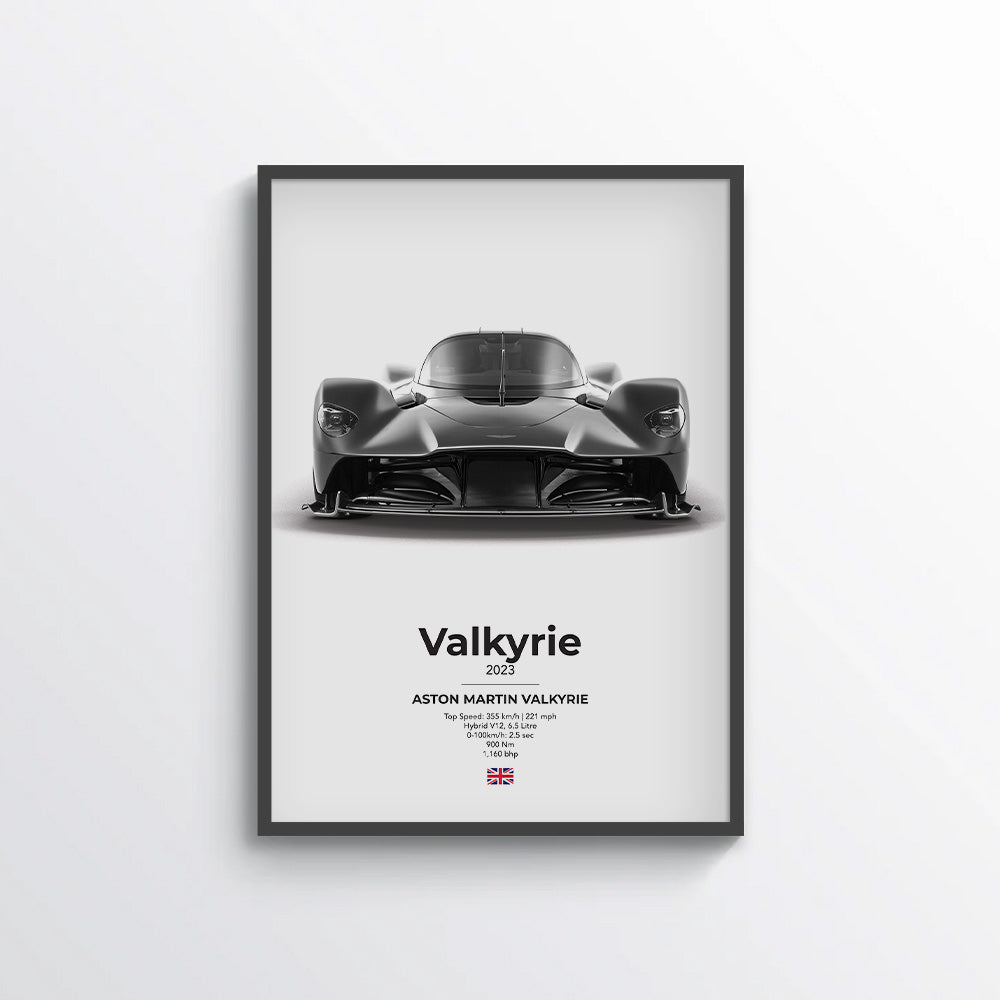 Aston Martin Valkyrie Poster