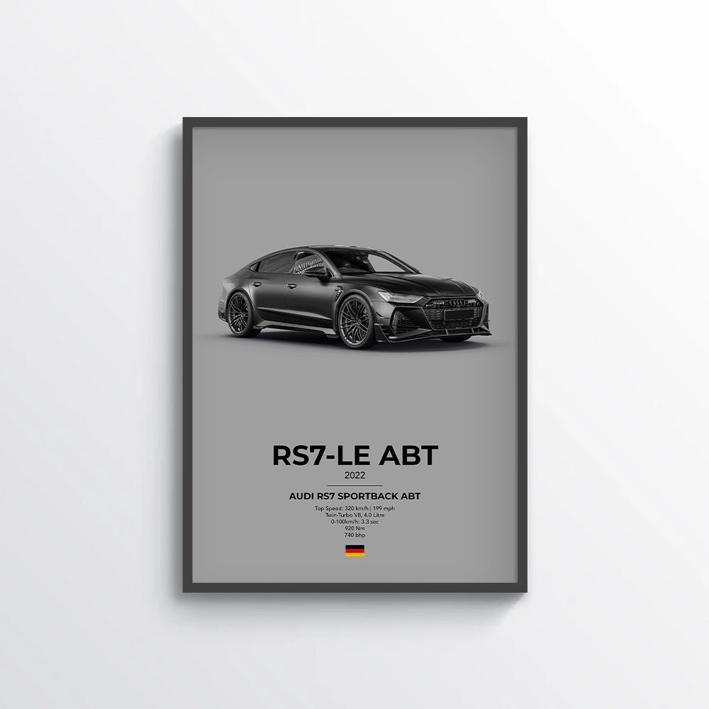 ABT Audi RS7-LE ABT Poster