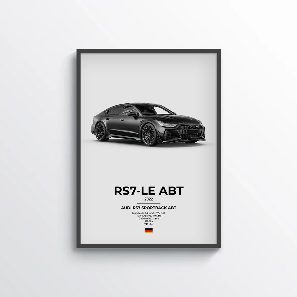 ABT Audi RS7-LE ABT Poster