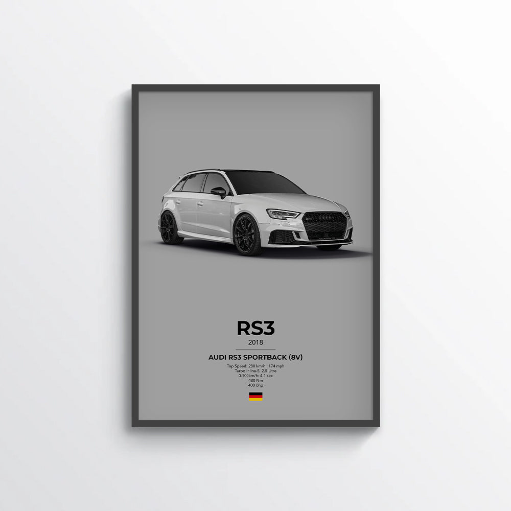 Audi RS3 Sportback (8V) Poster