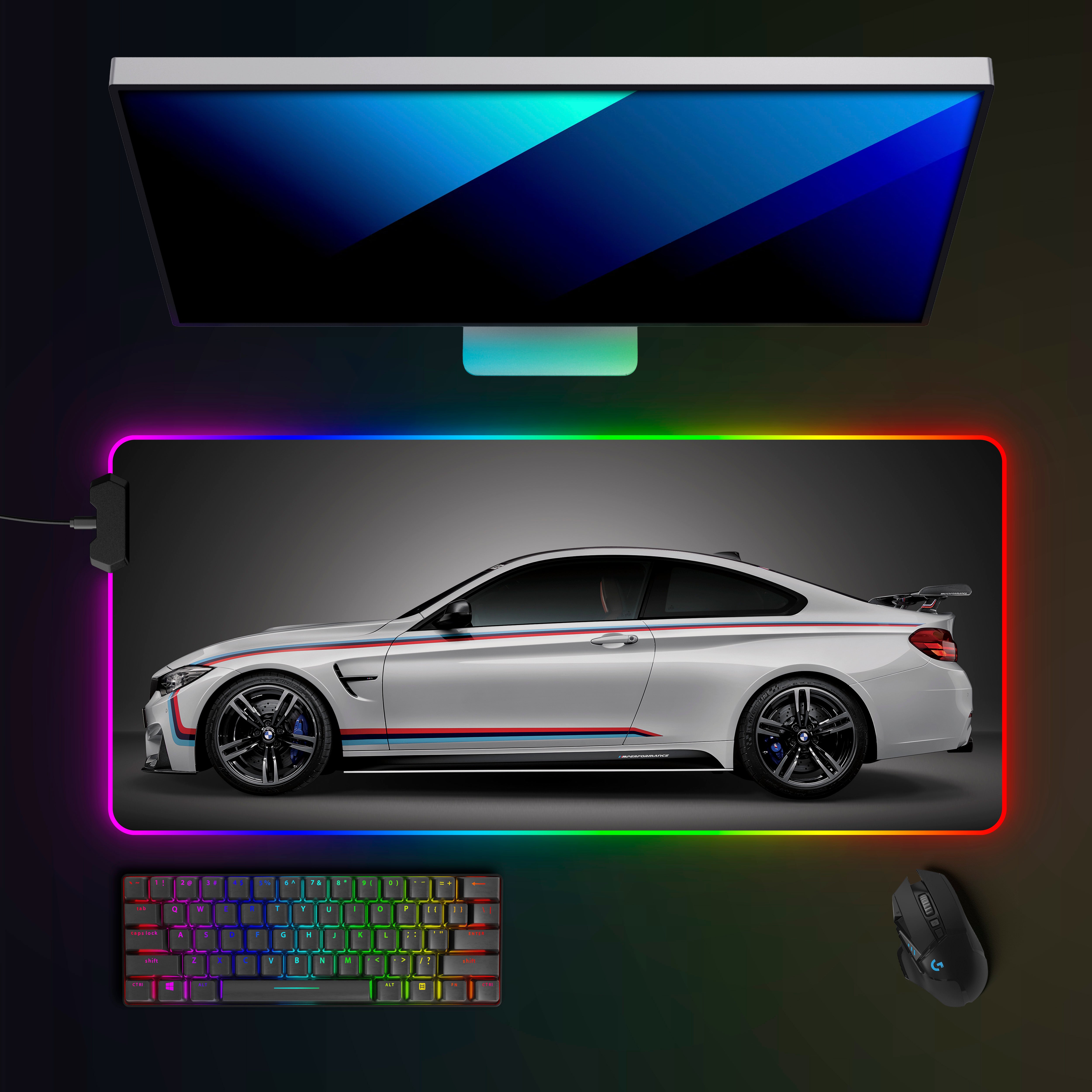 BMW M4 (F82) RGB Mousepad