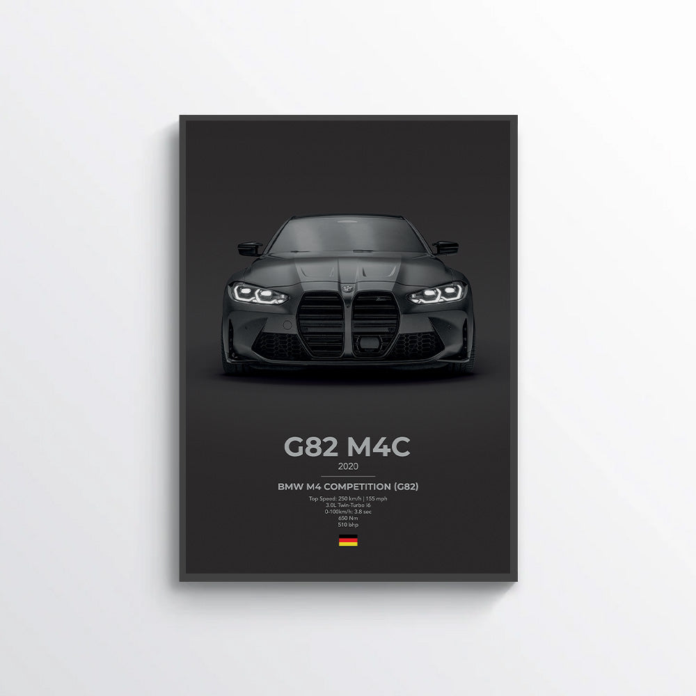 BMW M4 Competition (G82) Poster