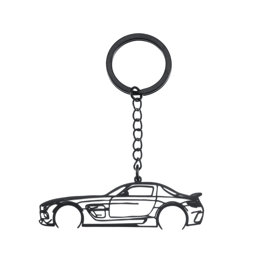 Mercedes SLS Black Series Keychain