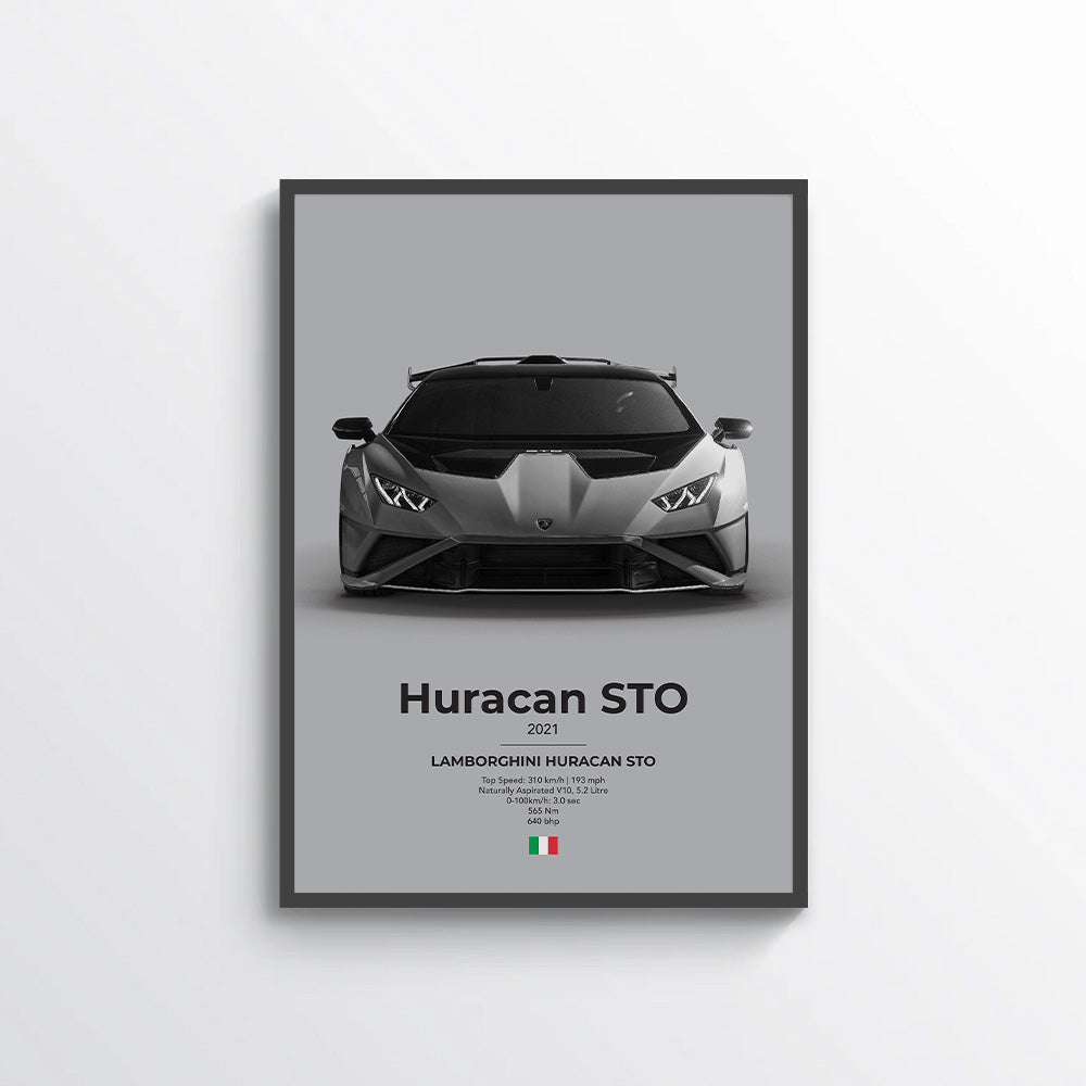 Lamborghini Huracan STO LP 640-2 Poster