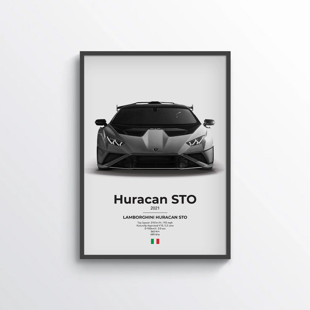Lamborghini Huracan STO LP 640-2 Poster