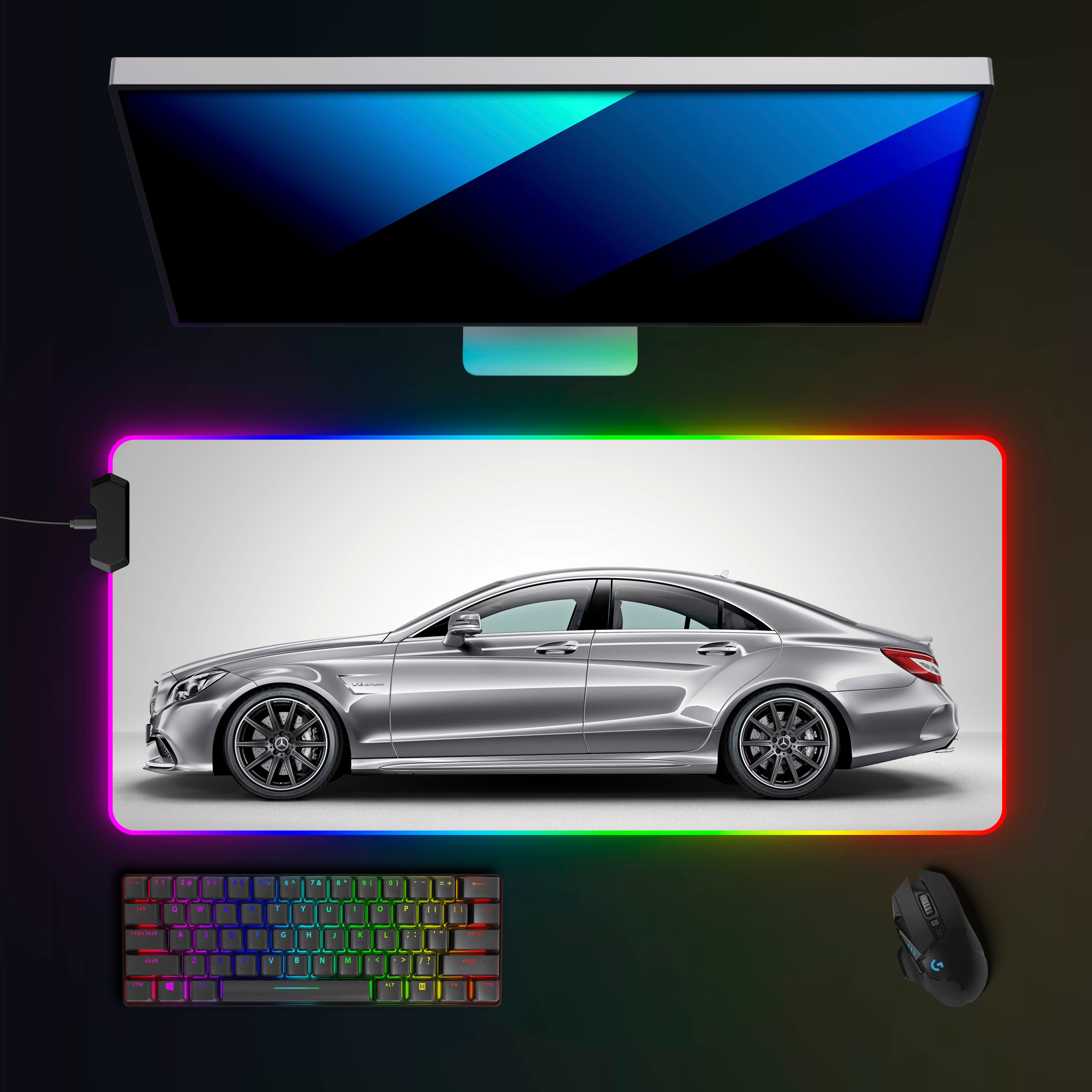 Mercedes CLS 63 AMG RGB Mousepad