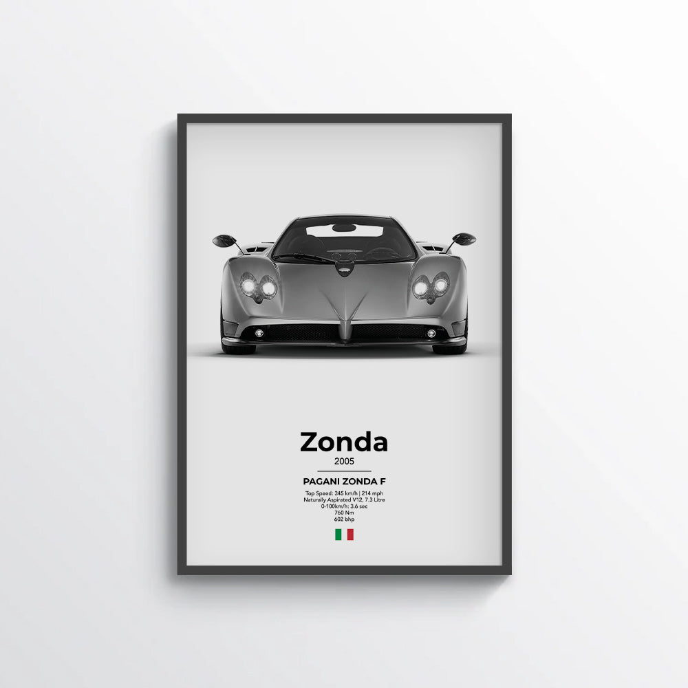 Pagani Zonda F Poster