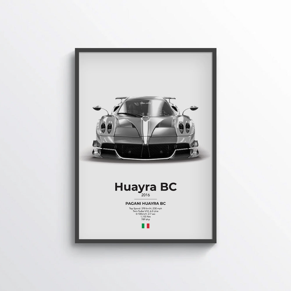 Pagani Huayra BC Poster