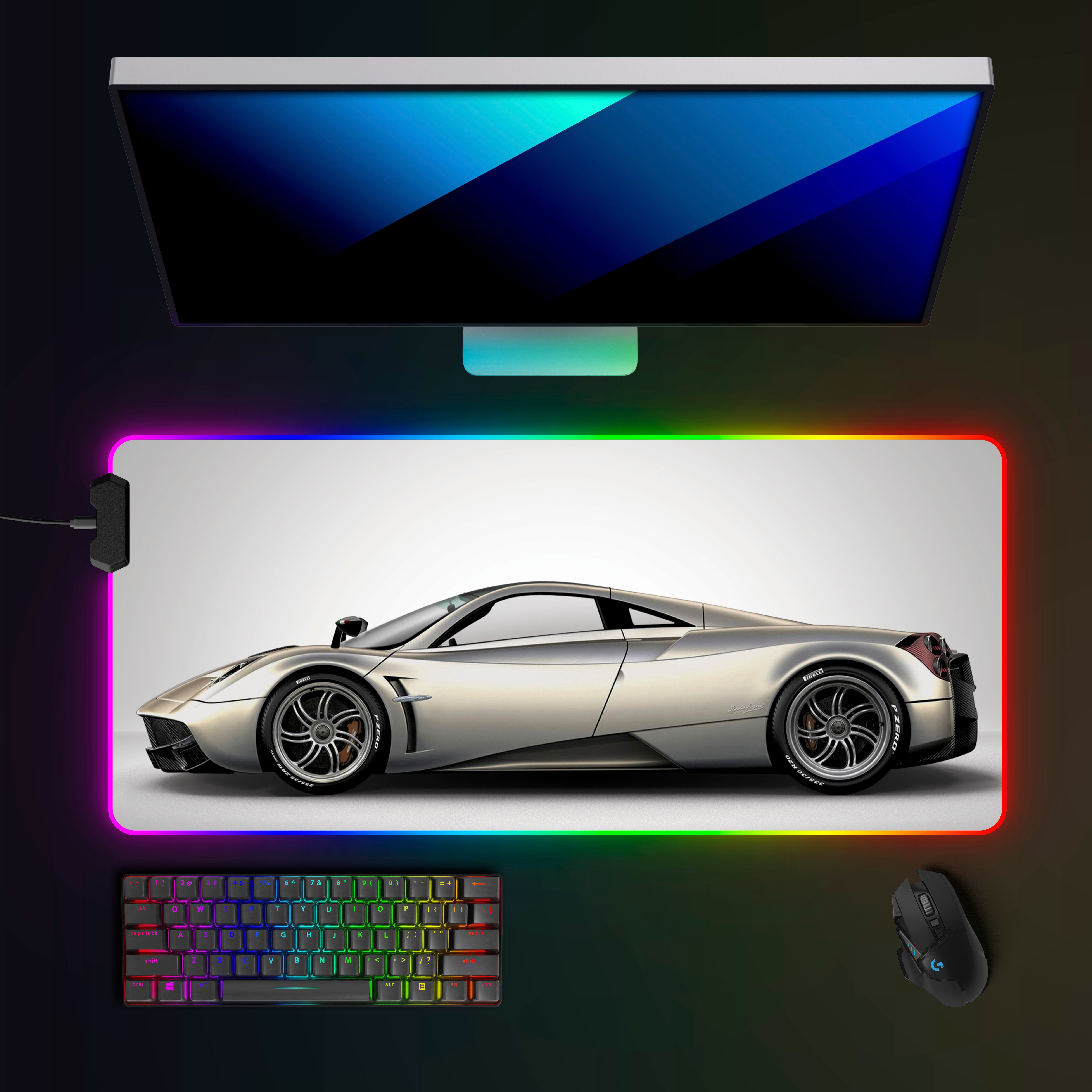 Pagani Huayra RGB Mousepad