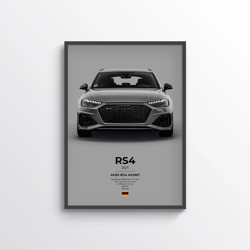 Audi RS4 Avant Poster