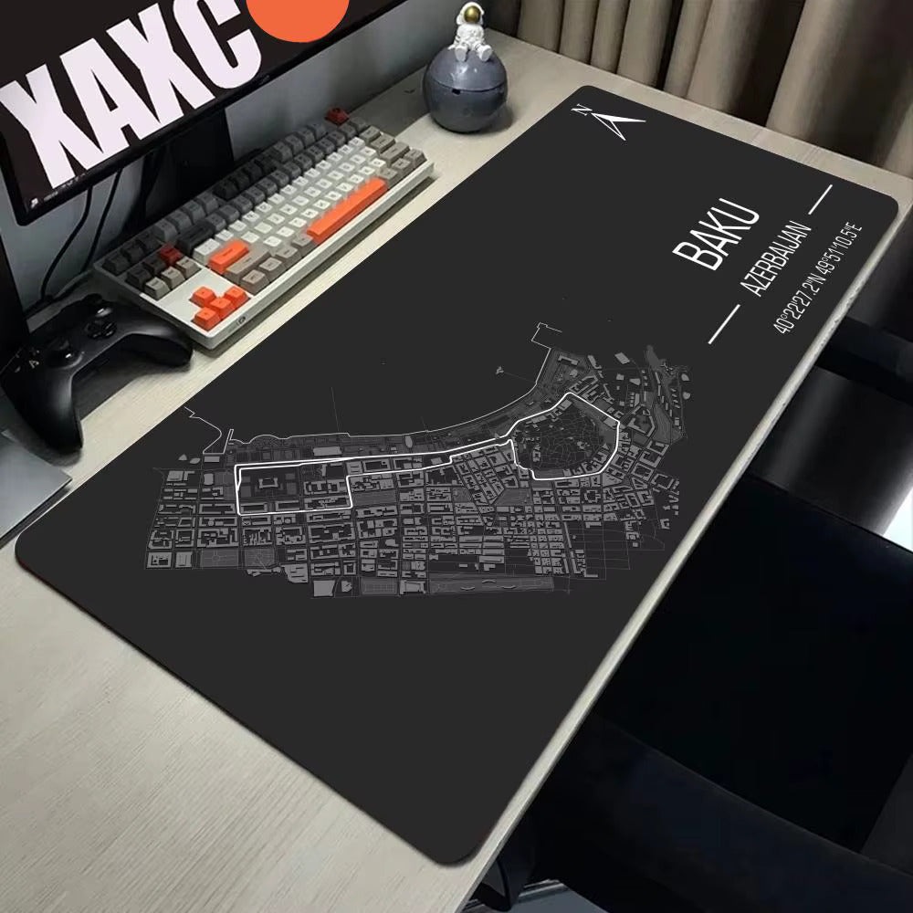 Formula 1 Racetrack Mousepads