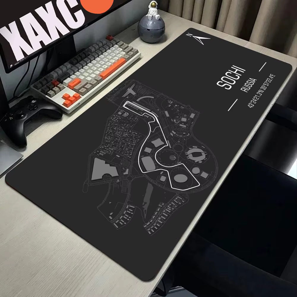 Formula 1 Racetrack Mousepads