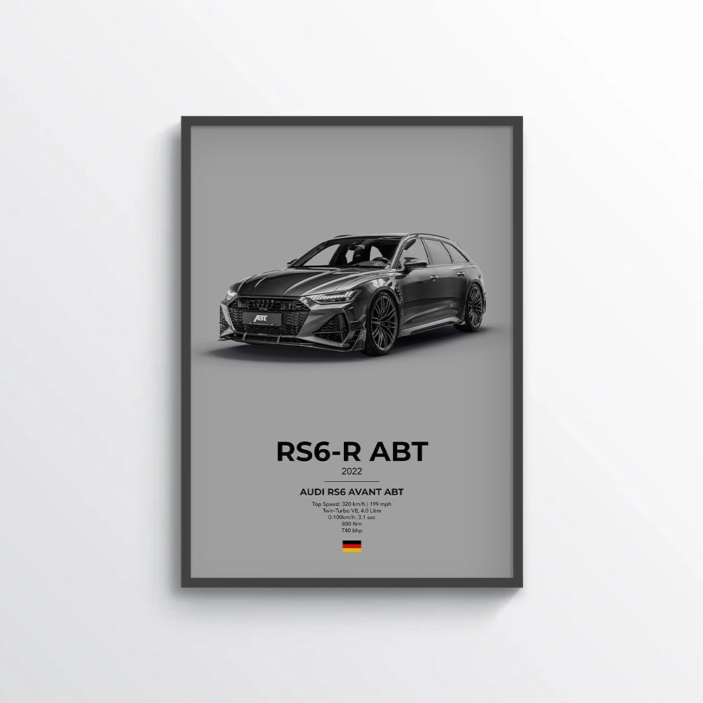 ABT Audi RS6 - R ABT Poster - car - artistry