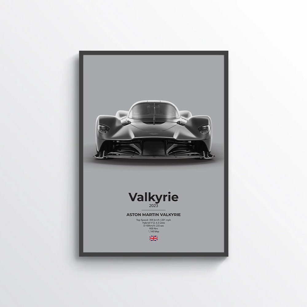 Aston Martin Valkyrie Poster - car - artistry