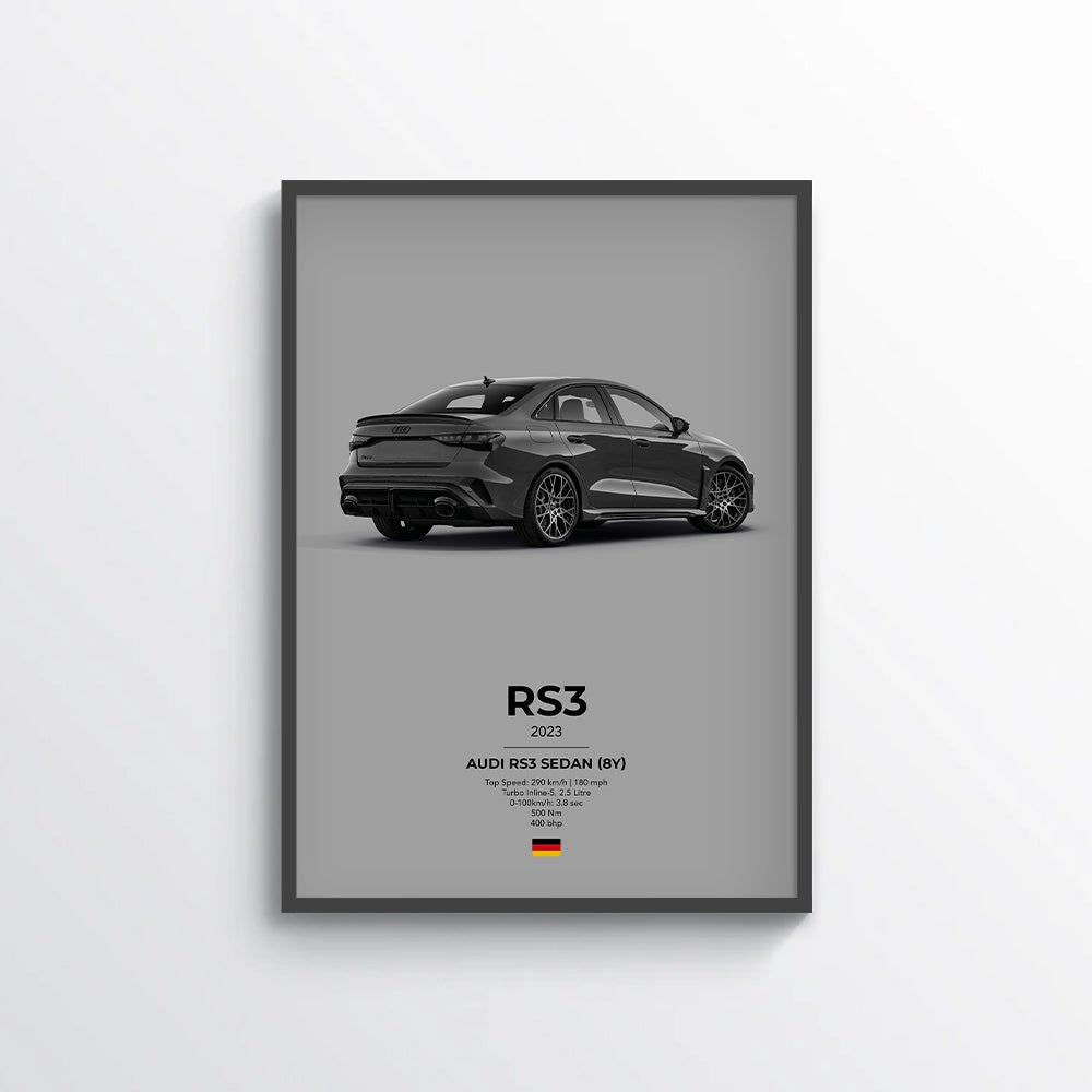 Audi RS3 (8V) Poster - car - artistry