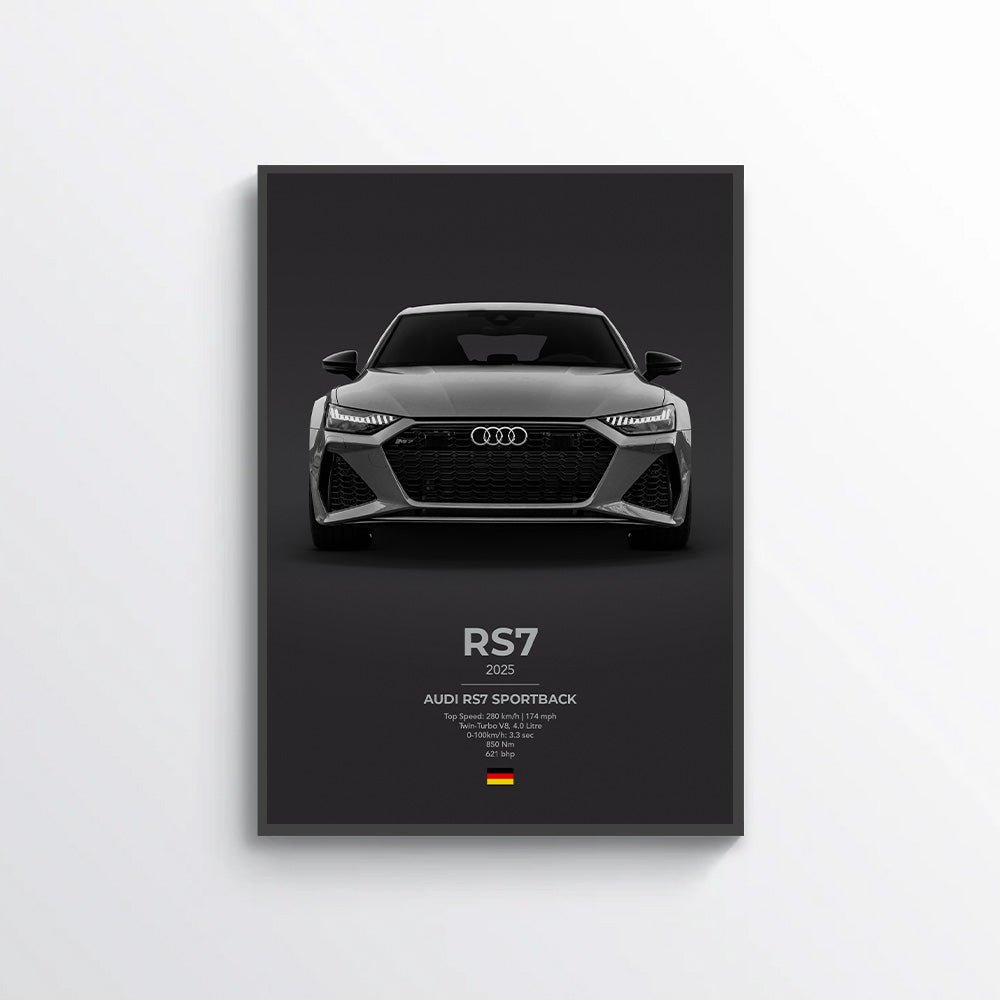 Audi RS7 Poster - car - artistry