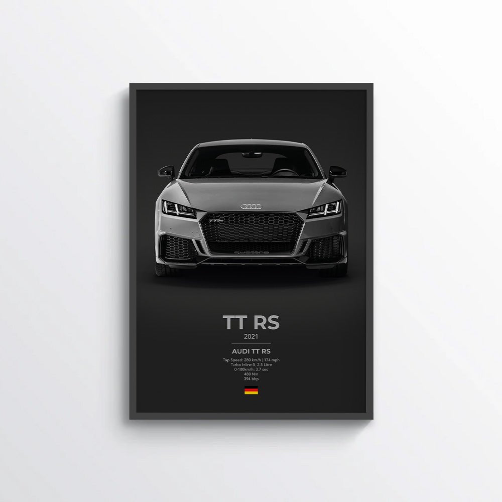 Audi TT RS Poster - car - artistry