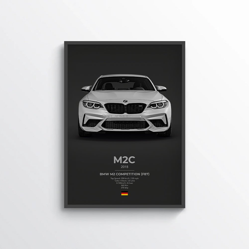 BMW M2 Competition (F87) Poster - car - artistry