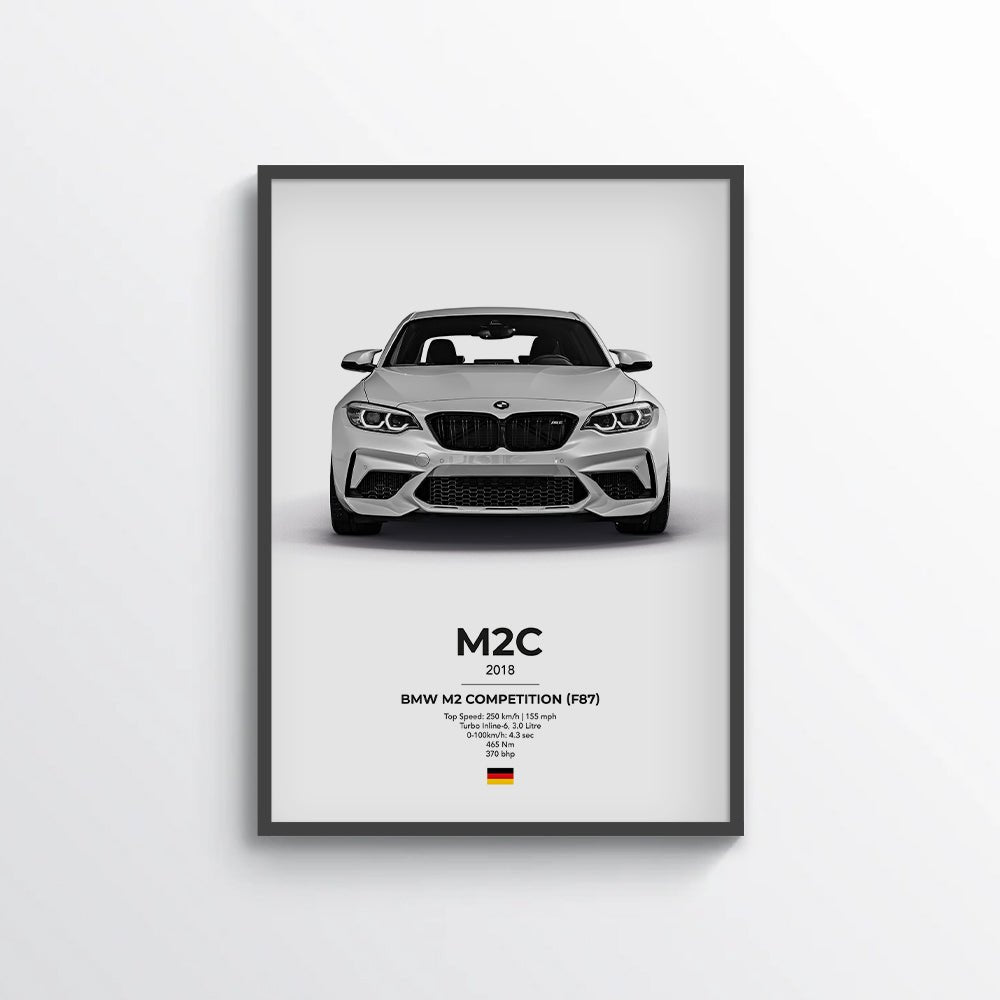BMW M2 Competition (F87) Poster - car - artistry