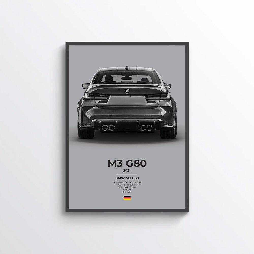 BMW M3 G80 Poster - car - artistry