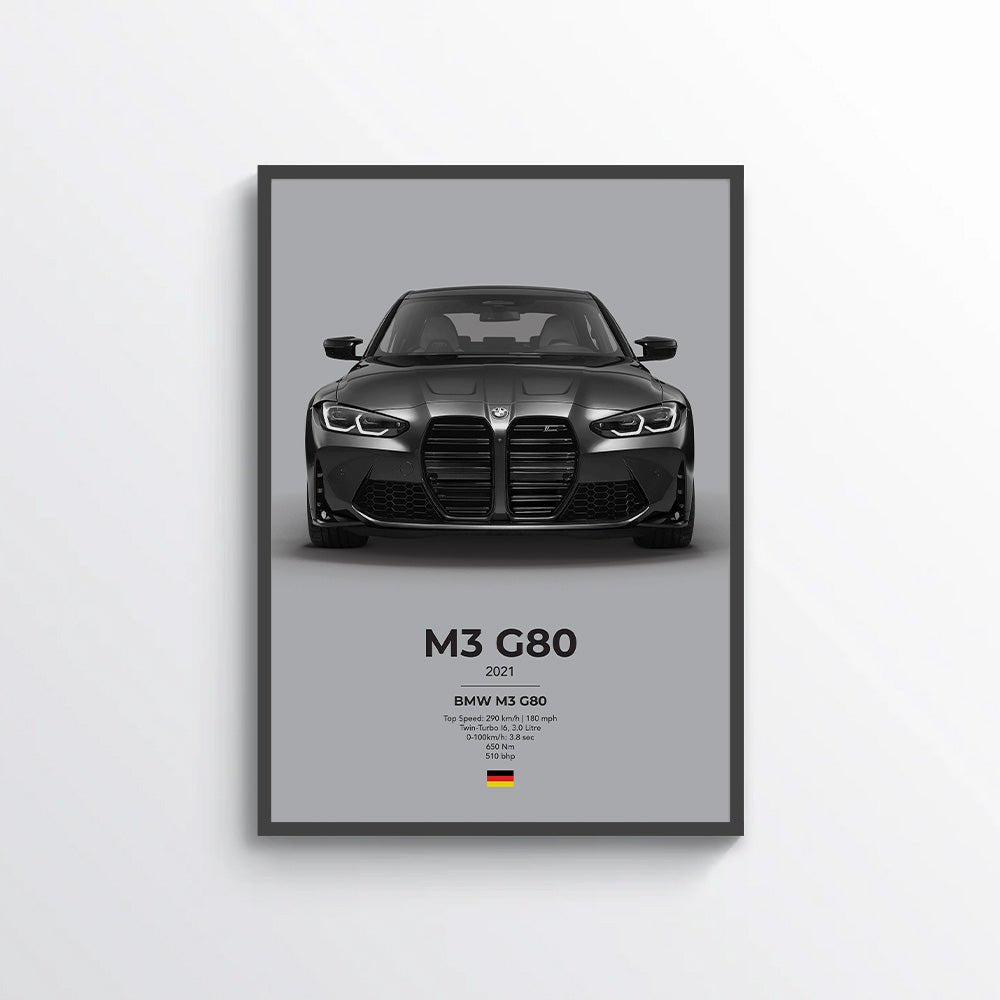 BMW M3 G80 Poster - car - artistry