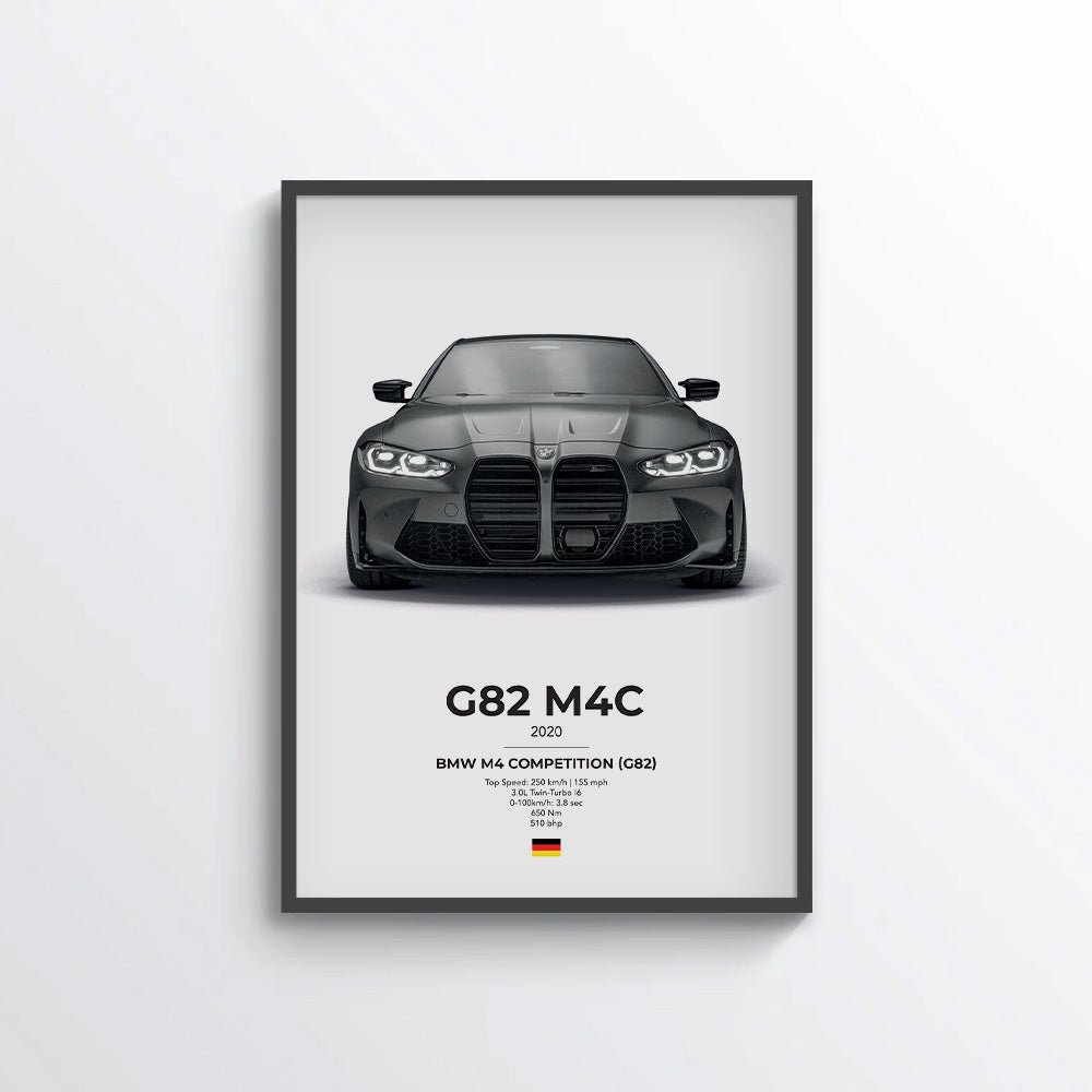 BMW M4 Competition (G82) Poster - car - artistry