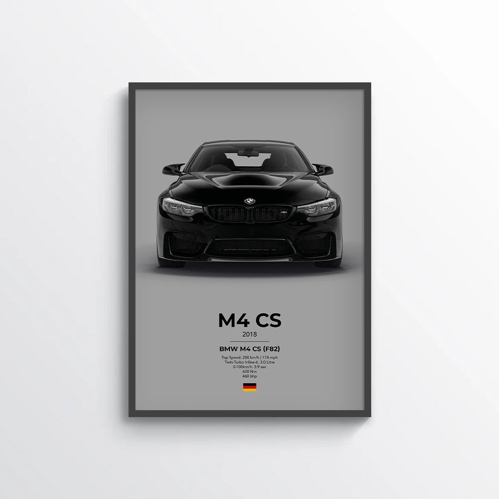 BMW M4 CS (F82) Poster - car - artistry