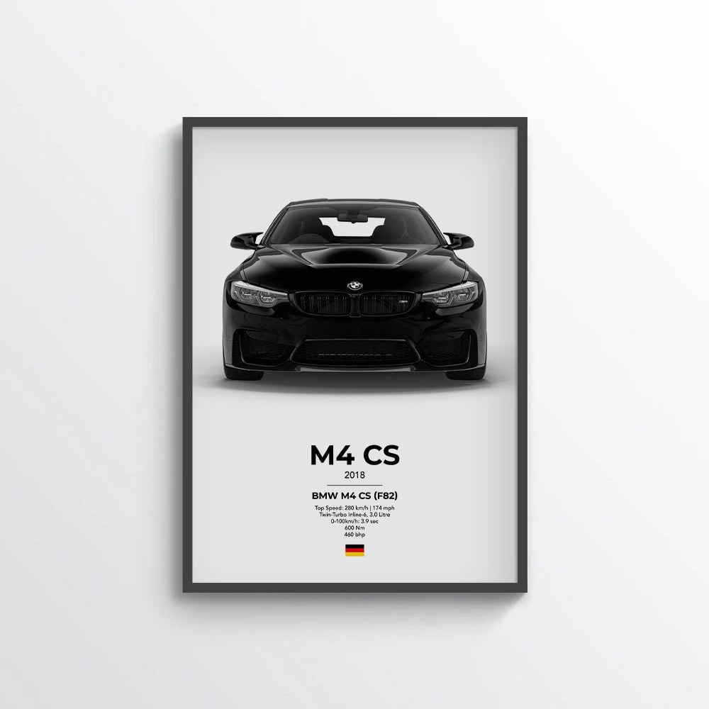 BMW M4 CS (F82) Poster - car - artistry