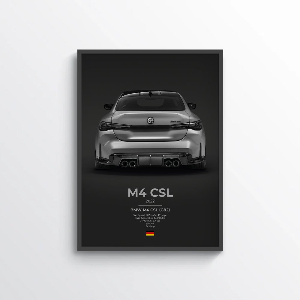 BMW M4 CSL (G82) Poster - car - artistry