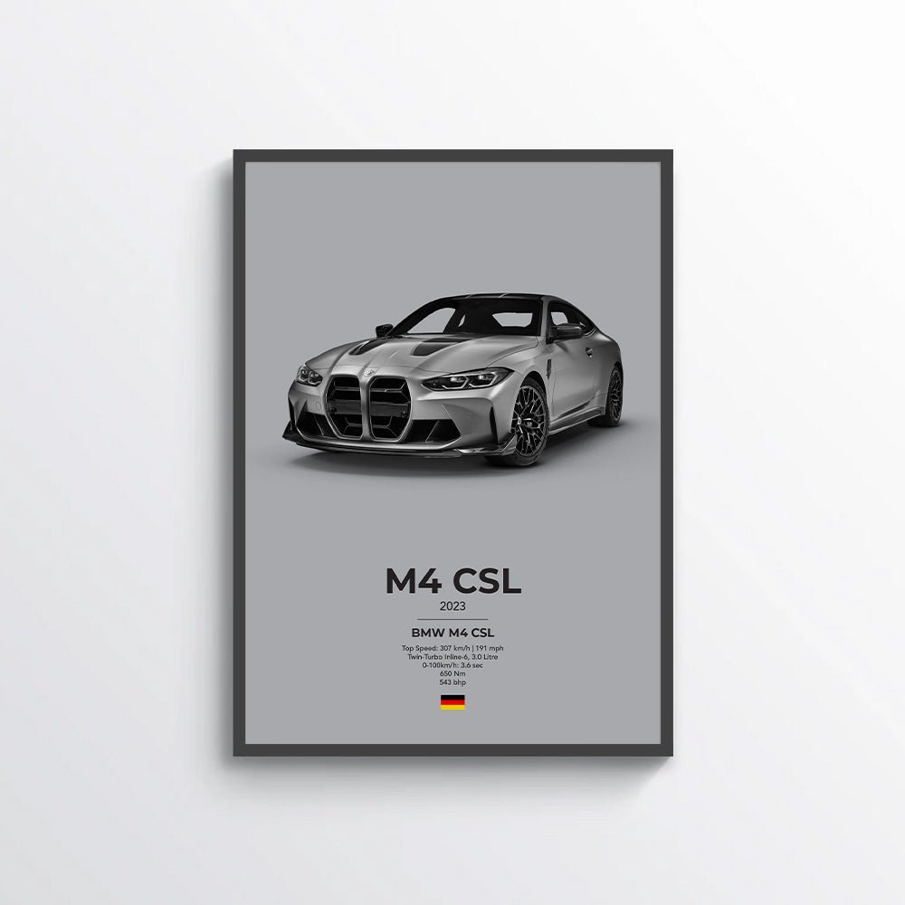 BMW M4 CSL (G82) Poster - car - artistry