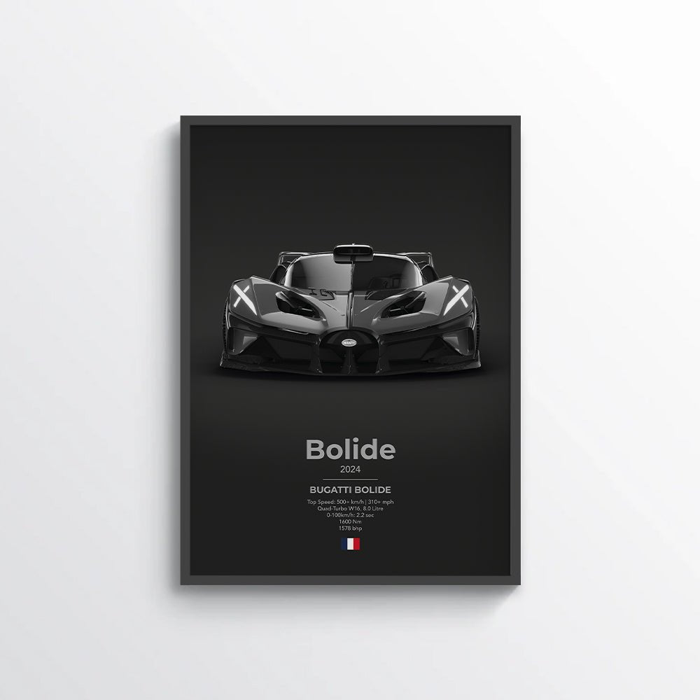 Bugatti Bolide Poster - car - artistry