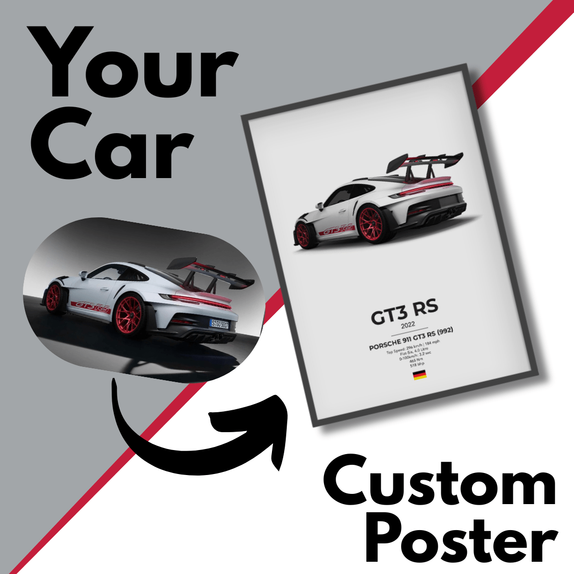Custom Poster - car - artistry