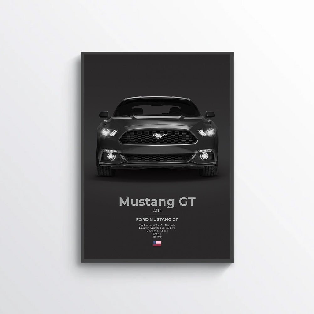 Ford Mustang GT Poster - car - artistry