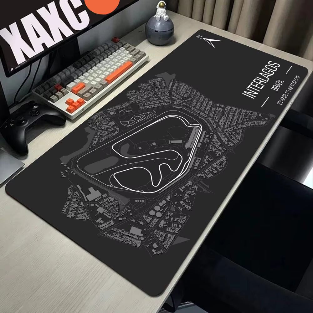 Formula 1 Racetrack Mousepads - car - artistry