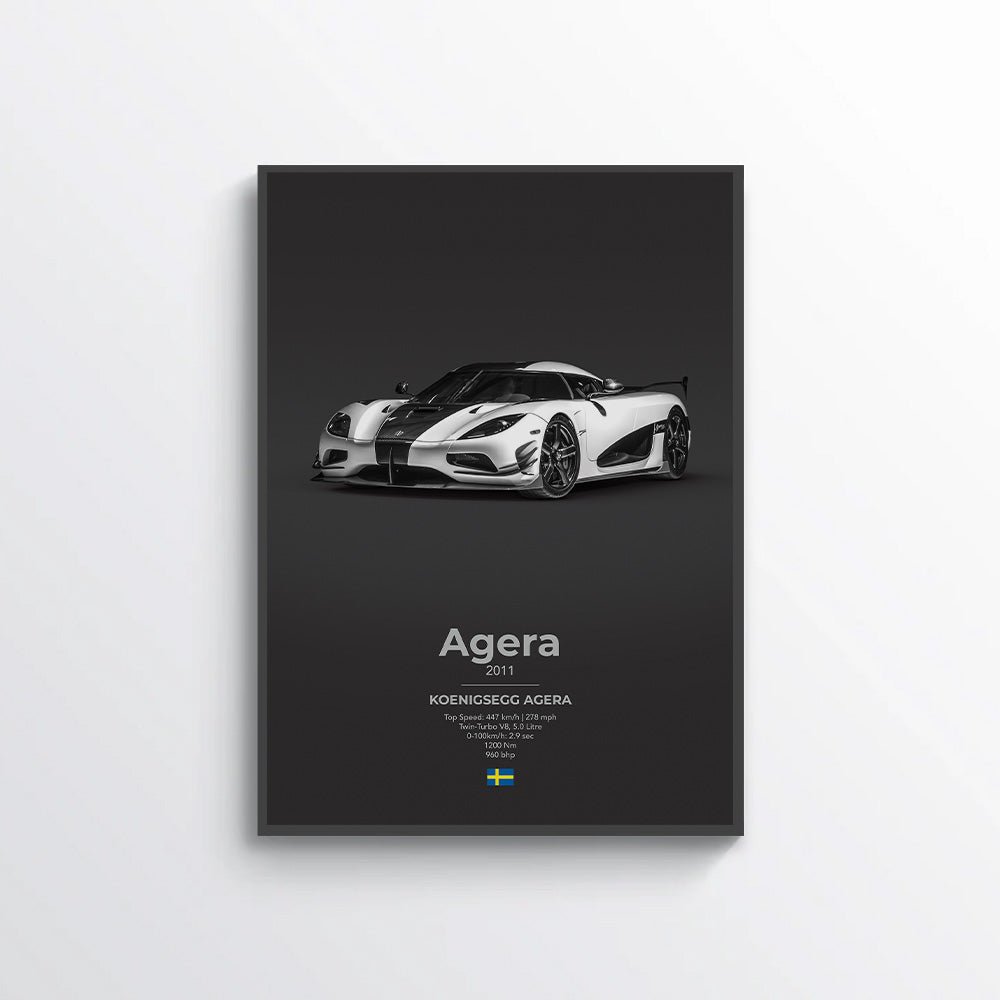 Koenigsegg Agera RS Poster Poster - car - artistry
