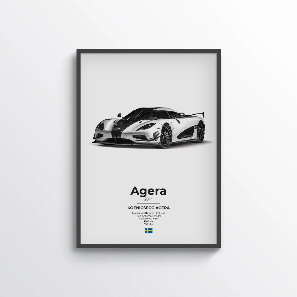 Koenigsegg Agera RS Poster Poster - car - artistry