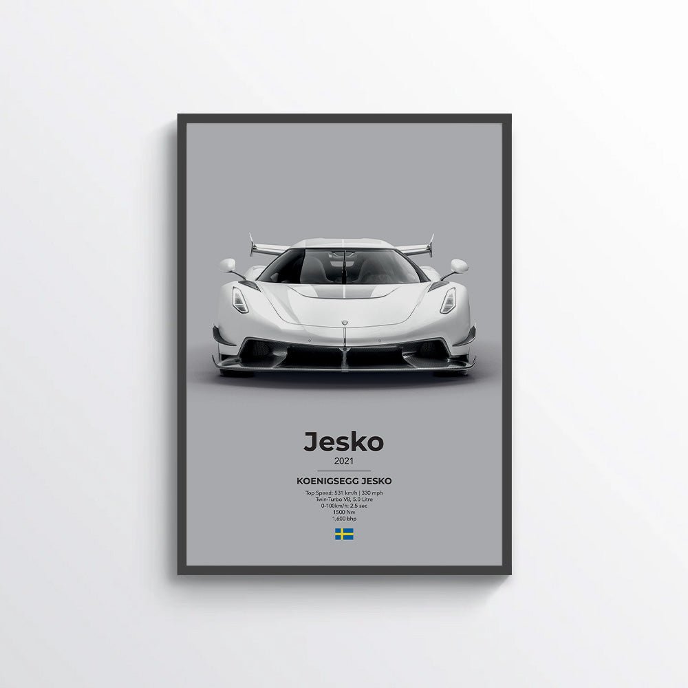 Koenigsegg Jesko Poster - car - artistry