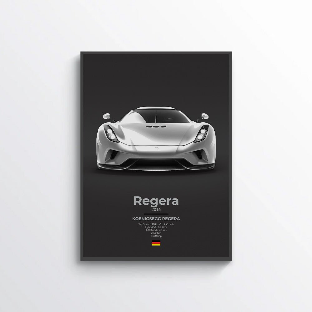 Koenigsegg Regera Poster - car - artistry