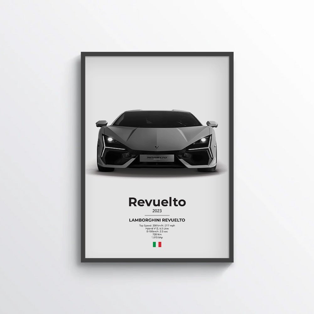 Lamborghini Revuelto Poster - car - artistry