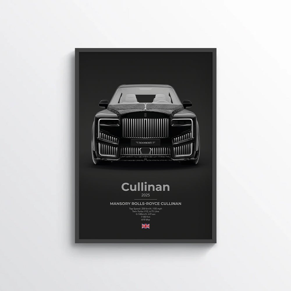 Mansory Rolls Royce Cullinan Poster - car - artistry