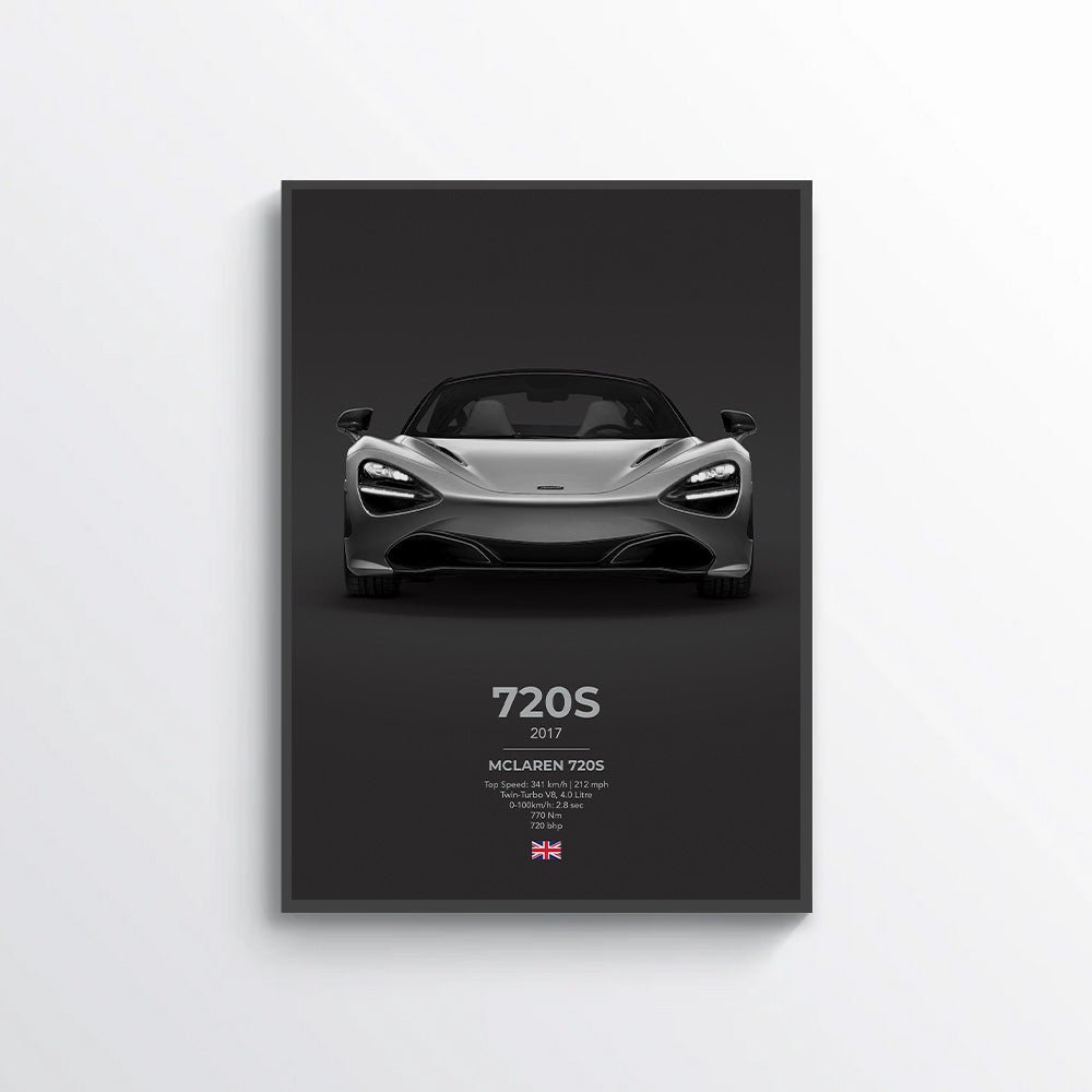 McLaren 720S Poster - car - artistry