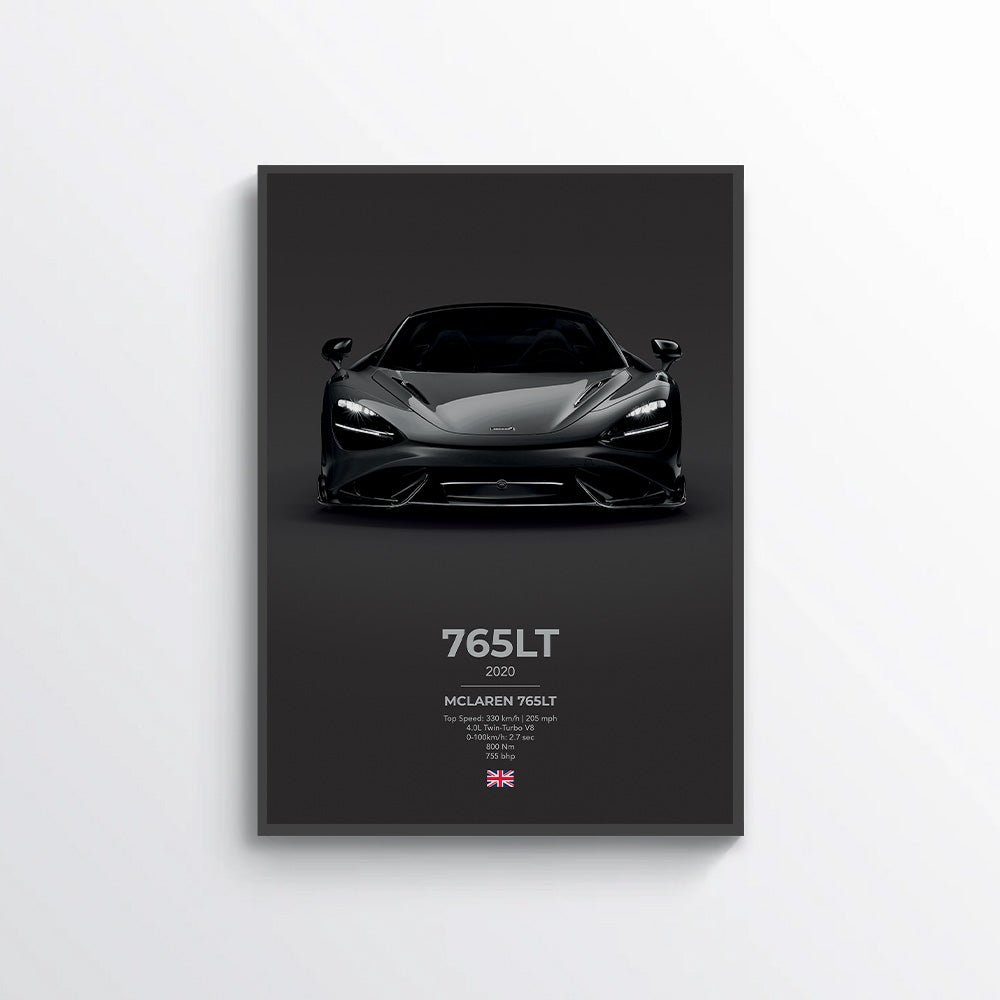 McLaren 765LT Poster - car - artistry