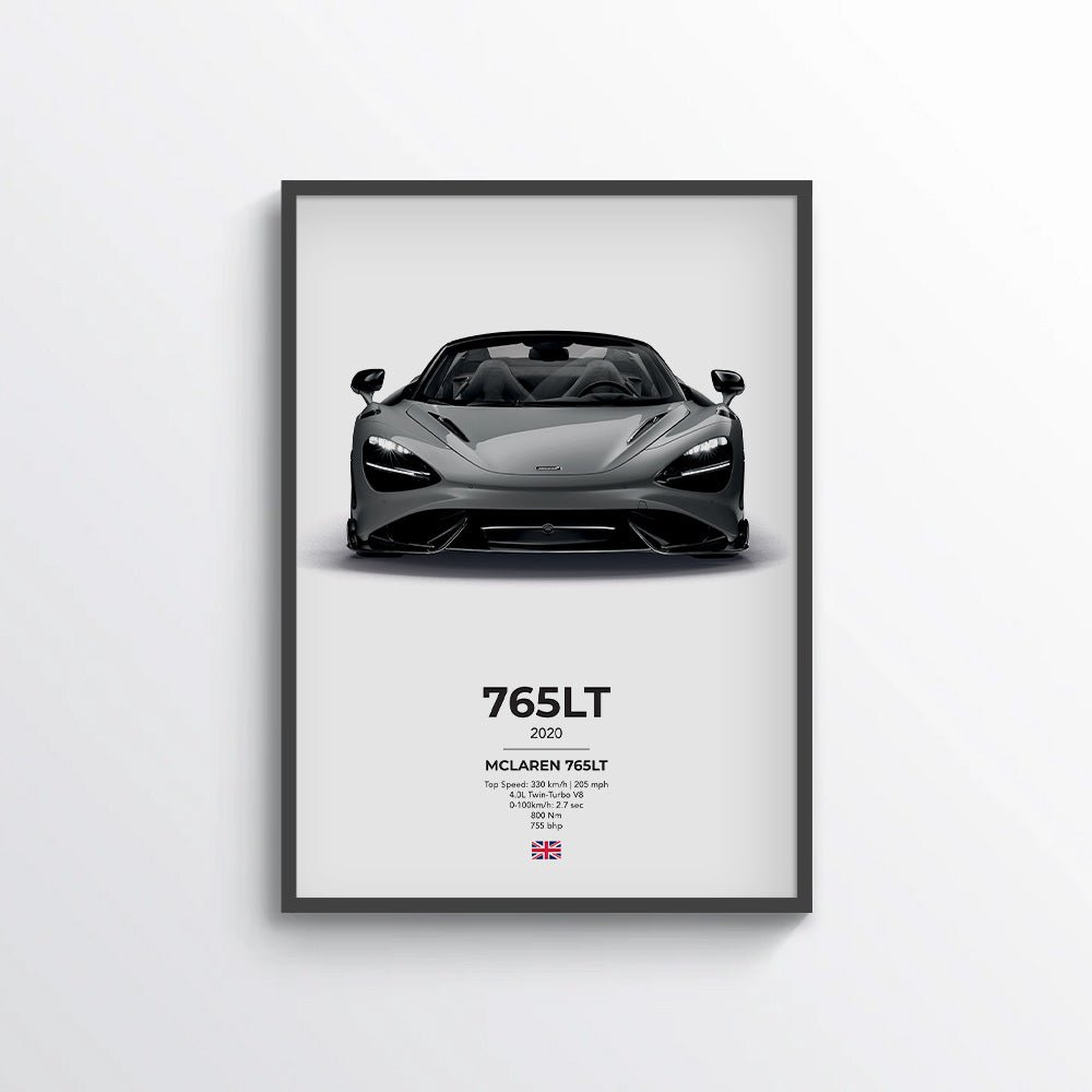 McLaren 765LT Poster - car - artistry