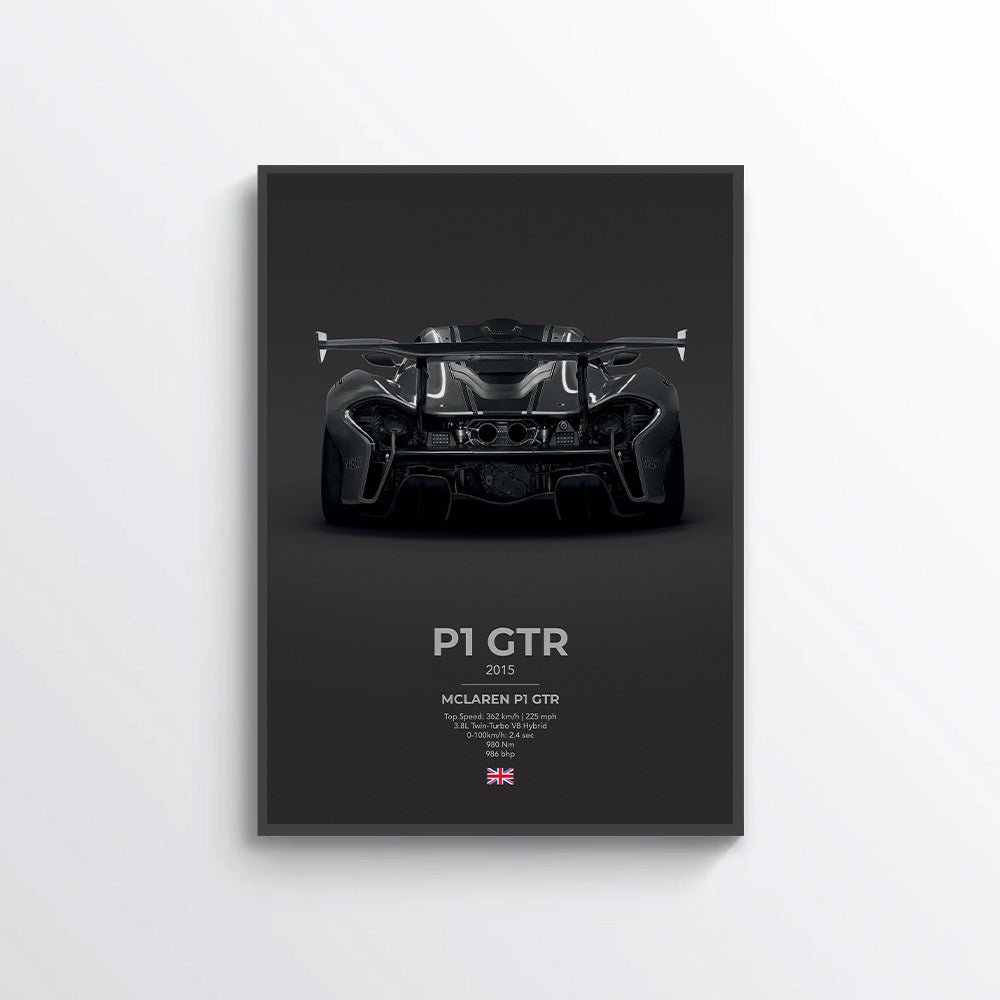 McLaren P1 GTR Poster - car - artistry