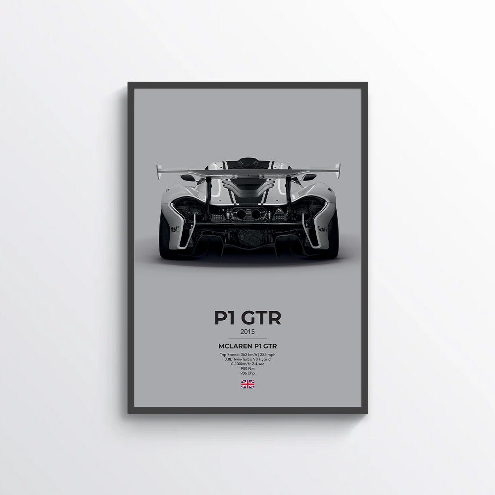 McLaren P1 GTR Poster - car - artistry