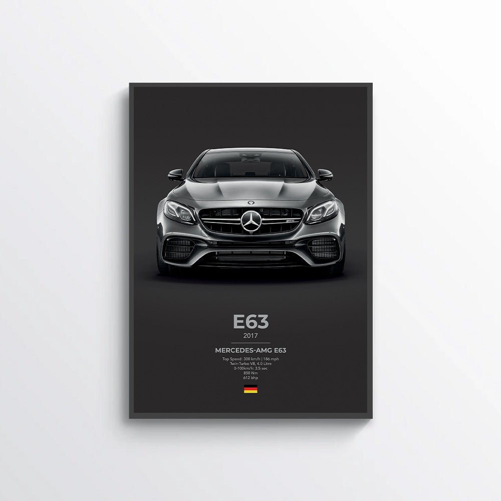 Mercedes AMG E63 Poster - car - artistry