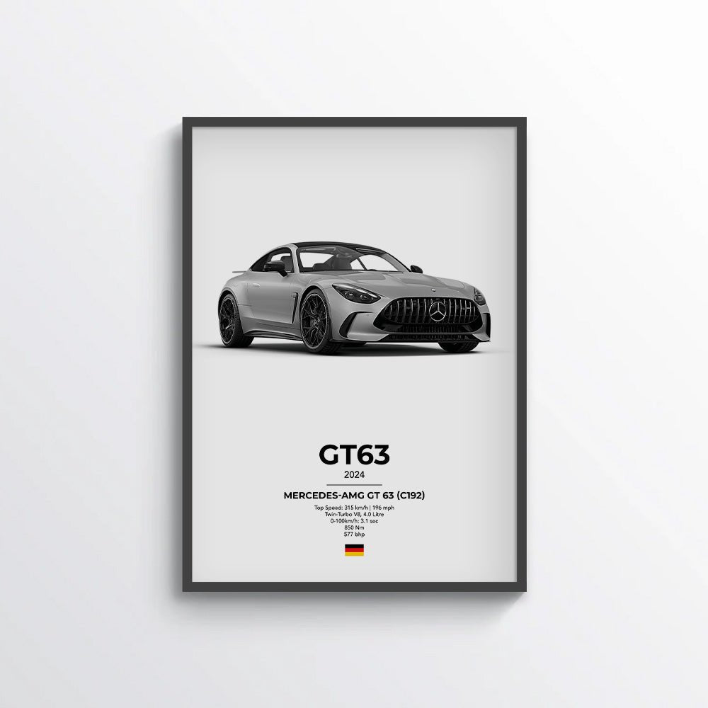 Mercedes AMG GT63 (C192) Poster - car - artistry